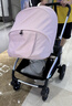 朗纳铂（land leopard）老虎Pro婴儿推车婴儿车轻便折叠双向超大轮避震儿童BB伞车 小猪粉【银】 实拍图