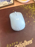 罗技（Logitech）M221 轻音鼠标 无线鼠标 办公鼠标 对称鼠标 带无线微型接收器 雾霭蓝 实拍图
