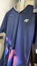 YONEX尤尼克斯羽毛球服比赛训练吸汗透气男款运动T恤110095BCR藏青L 晒单实拍图