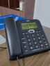 得力（deli）电话机座机 固定电话 办公家用  免提通话 大字按键 来电显示  33490黑 实拍图