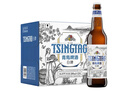 青岛啤酒（TsingTao）精酿白啤 全麦 原麦汁浓度10°P  500ml*12瓶 整箱装  实拍图