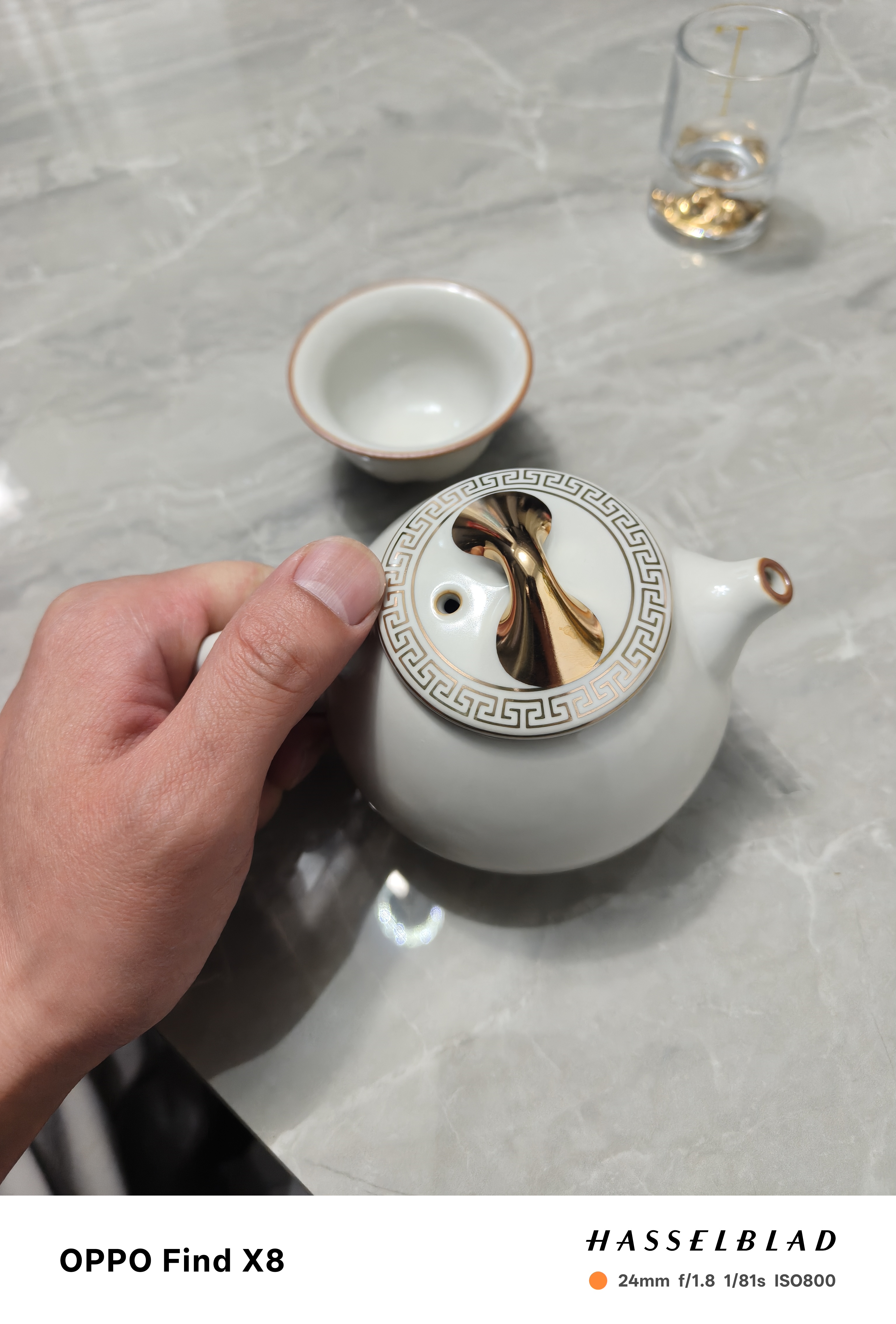 尚言坊汝窑茶壶西施壶套装家用泡茶壶高档个人泡茶杯生日父亲礼物伴手礼 实拍图