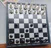 友邦（UB） 国际象棋黑白磁性折叠便携成人儿童学生教学用棋4812B-C(大号) 实拍图