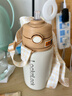 乐扣乐扣吸管保温杯直饮杯学生水杯背带双饮杯316不锈钢杯子女士热水瓶 实拍图