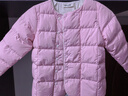 戴维贝拉（DAVE＆BELLA）童装女童羽绒内胆男童羽绒服儿童冬装90绒保暖衣服幼儿宝宝上衣 浅粉【DB15316】 110 cm（建议身高100-110cm） 实拍图