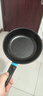 【亏本清仓】韩式麦饭石色不粘锅平底锅铁锅电磁炉不带盖 黑色小煎锅 16cm 实拍图