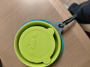 M Square便携式折叠硅胶杯碗野餐露营宝宝食品级旅行户外 荧绿色中杯 实拍图