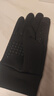 瑞莱奥手套男冬季保暖骑行手套触屏防滑防风加绒加厚漏二指外卖骑车手套 秋冬加厚全指黑色 均码 实拍图