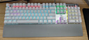 狼蛛（AULA）F2088机械键盘 有线键盘 游戏键盘 104键背光键盘 宏编程 电脑键盘 银白色 茶轴 精英版 实拍图