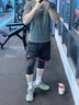 李宁护膝运动保暖男女士老寒腿跑步半月板损伤关节炎专用登山篮羽毛球 实拍图