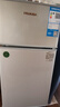 华宝小冰箱小型家用出租房用冷藏冷冻两用一级能效节能省电迷你宿舍寝室办公室二门电冰箱 【一级能效】58L银色【三天不到一度电】 实拍图