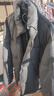 网易严选25新品90鸭绒超蓬羽绒服休闲面包服石墨烯保暖轻量抗菌防泼水 25秋冬立领-森野绿 L 实拍图