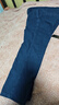 甄酷中老年宽松牛仔裤男秋冬高腰弹力男裤子加肥直筒休闲长裤 秋冬【不带绒 中蓝】 35 码 2尺8腰围 实拍图