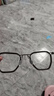 蔡司（ZEISS）镜片斯文黑框近视眼镜男防蓝光辐射可有配度数大脸方框散光眼睛女 痞帅亮黑 眼镜框【免邮试戴赠运费险】 实拍图