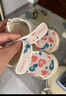 泰兰尼斯男童鞋子婴儿学步鞋夏季新款女童透气儿童包头宝宝鞋凉鞋 米白 18 适合脚长12.0cm 晒单实拍图