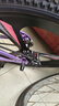 凤凰山地自行车男女变速山地车碟刹青少年儿童自行车学生单车 星际 粉紫【单速+三刀轮】 22寸【适合130-170cm】 实拍图
