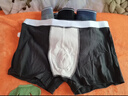 猫人男士内裤男10A抗菌防螨纯棉透气平角裤潮流腰带四角短裤头4条2XL 实拍图