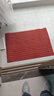 京东京造 条纹拉绒入户垫 家用可裁剪除尘防滑吸水地垫进户门 红色60*90cm 实拍图
