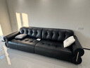 佐尔适国家补贴奥黛丽沙发意式黑糖云朵真皮沙发客厅中古风黑色沙发轻奢 【旗舰版1.03m宽】2.8米四人位-接触面 【进口S级加厚头层小黄牛皮】奢华质感 全然享受 实拍图