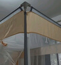 梦多福防摔蚊帐免安装架1.8x2米母婴儿童家用卧室三开门U型1.5x2米纹怅 【米白】A类抗菌+防蚊防摔+支架 1.8m*2m*1.7m 适用于1.8床 实拍图