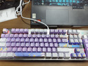 本手《鲸语星愿》主题机械键盘有线电竞游戏键盘鼠标套装台式电脑笔记本打字办公女生发光吃鸡键鼠套装 《鲸语星愿》白紫【彩光】青轴 机械键盘104键 实拍图