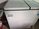 美的（Midea）179L双温双箱家用冰柜大冷冻小冷藏两用卧式冷柜小型冰箱节能低音一级能效BCD-179DKEM(E)国家补贴 实拍图