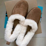 UGG秋季女士舒适茸茸毛鞋领厚底圆头休闲懒人毛毛鞋 1166733 CHE | 栗色 37 鞋款偏小，建议拍大一码 实拍图