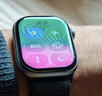 Apple/苹果 Watch S11 智能手表GPS款42毫米深空灰色铝金属表壳黑色运动型表带S/M MEUG4CH/B 实拍图