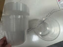 京东京造 一次性碗 食品级塑料碗 耐高温烧烤露营饭盒餐盒400ml【50只】 实拍图