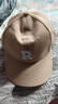 【热巴同款】加大棒球帽帽子男女大头围显脸小春夏字母百搭棒球帽 刺绣款-卡其 实拍图