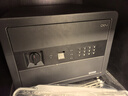 得力（deli）保险柜 家用办公指纹密码WiFi保险箱小型入墙入柜保密柜全钢防盗保管柜 可固定安装 30cm曜黑 实拍图