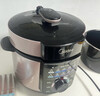 美的（Midea）电压力锅电高压锅家用6L大容量多功能电饭煲5L高压电饭锅不粘双胆智能煮饭煲汤一键排气4-5人用 【6升一锅双胆】高压快煮 6L 实拍图