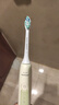 飞利浦（PHILIPS）【肖战推荐】电动牙刷钻石3系 生日礼物 情侣款送男生女友 微泡水流HX5161/05抹茶绿 国家补贴 实拍图