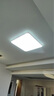 顾家同款现代简约大气客厅灯卧室餐厅长方形大厅led室内吸顶灯具 方形60*60cm单色白光60w 实拍图