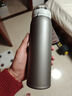 京东京造 保温杯 纯钛弹盖随行【内外纯钛】男女士水杯子 灰色 500ml 实拍图