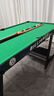 贝趣台球桌儿童家用迷你6-12岁小型可折叠玩具男孩生日六一儿童节礼物 130CM高脚可折叠【桌面免安装】 3-7-8-11-14岁成人超大号桌球台 实拍图