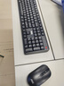 AOC KM460无线蓝牙键盘鼠标套装 键鼠套装 低音按键 防溅洒设计 办公家用 笔记本台式电脑通用 黑色 实拍图