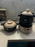 小熊（Bear）电砂锅 电炖锅 煲汤锅 炖汤锅 电炖盅 养生煮粥快速焖炖锅 分体式高温陶瓷双锅 DSG-B40J3 2L+4L 实拍图