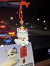 乐蕾迪招财猫平安牌挂件饰品车载后视镜吊坠车内保平安车 招财猫平安款 实拍图