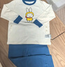 优衣库婴幼儿宝宝绘本合作系列睡衣长袖起居服套装25秋新款478466 64 湖蓝色 100 实拍图