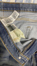 Levi's李维斯冰酷系列25新款男士502锥型凉感防晒蓝色牛仔裤 蓝色 36 (32) 实拍图