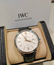 万国（IWC）【二手99新】万国男表柏涛菲诺系列简约时尚商务自动机械男士腕表 罗马金针-白盘皮带 IW356517 实拍图