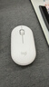 罗技（Logitech）LOGITECH PEBBLE鼠标 无线蓝牙鼠标 办公静音鼠标 女性鼠标对称鼠标 鹅卵石造型 米白色 实拍图