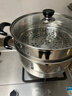 苏泊尔SUPOR好帮手304不锈钢双层复底28cm蒸锅燃气电磁炉通用蒸笼SZ28B5 实拍图