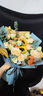 艾斯维娜鲜花速递向日葵混搭花束生日礼物全国同城配送 向日葵香槟韩式花束 实拍图