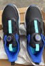特步儿童童鞋瞬影跑鞋流线型旋转扣运动鞋 黑/彩雀蓝 32 实拍图