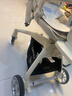 smartstroller遛娃神器婴儿推车可坐可躺轻便折叠双向高景观0-6岁用宝宝溜娃车 香槟白(铝合金车架+3D舒适透气) 实拍图