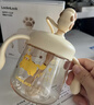 乐扣乐扣牛奶杯儿童水杯幼儿园ppsu吸管杯1-3-6岁宝宝喝奶瓶带刻度直饮杯 实拍图