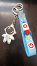 宇航员钥匙扣可爱少女心卡通公仔创意软胶太空人男女情侣包包挂件 蓝色 实拍图