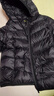 笛莎（DEESHA）童装女童轻薄羽绒服2025秋冬新款女宝宝短款三防轻盈保暖外套 黑色 160 【充绒量：71.2g】 实拍图